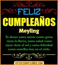 Frases de Cumpleaños Meyling